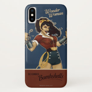 Capa Para iPhone X Bomba da Mulher Maravilha