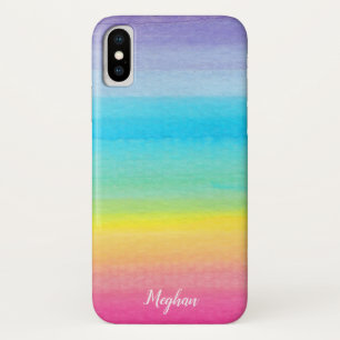 Capa Para iPhone Da Case-Mate Bonito arco-íris e nome