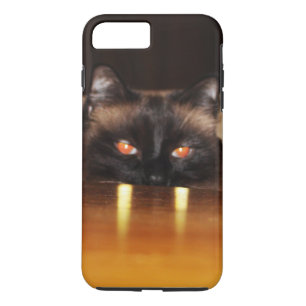 Capa iPhone 8 Plus/7 Plus Bonito, engraçado, gato do vampiro
