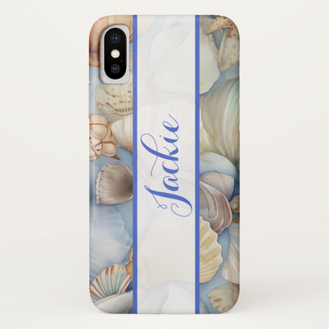 Capa Para iPhone, Case-Mate Bonito fundo dos conchas (Verso)