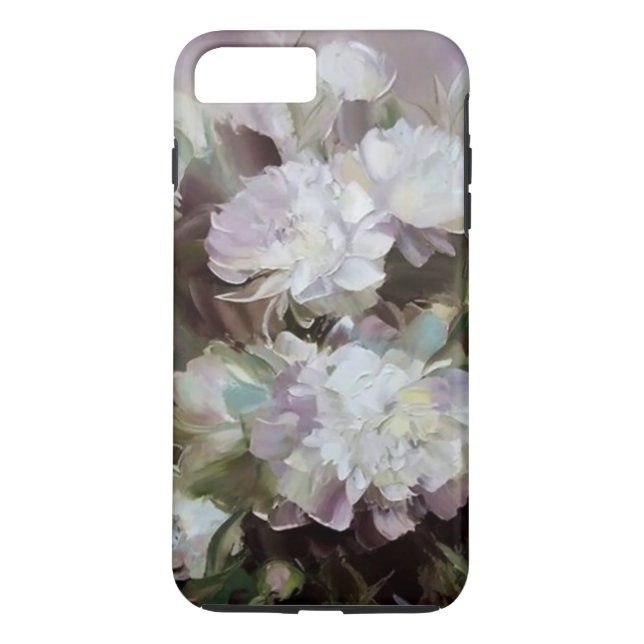 Capa Para iPhone, Case-Mate Bonito híbridos florais brancos (Verso)