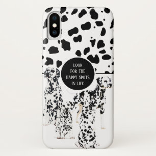 Capa Para iPhone Da Case-Mate Bonitos Dalmatianos Black & White Happy Spots