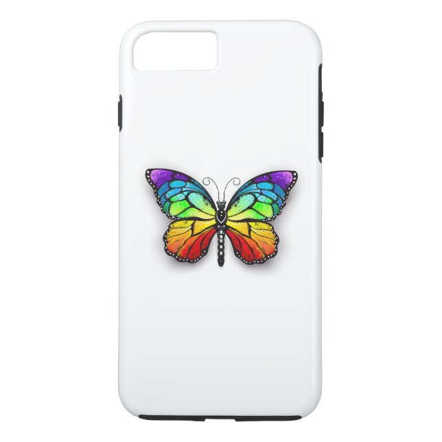 Capa Para iPhone, Case-Mate Borboleta-arco-íris Monarca (Verso)