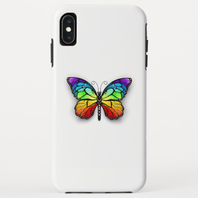 Capa Para iPhone, Case-Mate Borboleta-arco-íris Monarca (Verso)