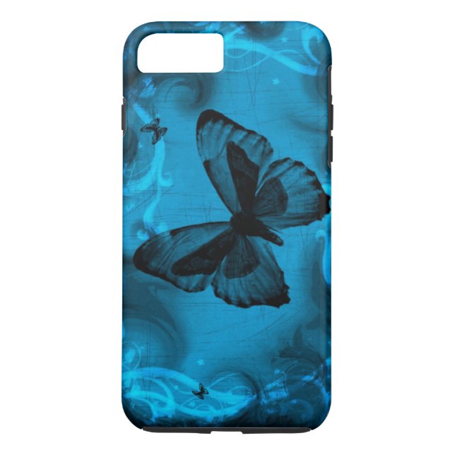 Capa Para iPhone, Case-Mate Borboleta Azul (Verso)
