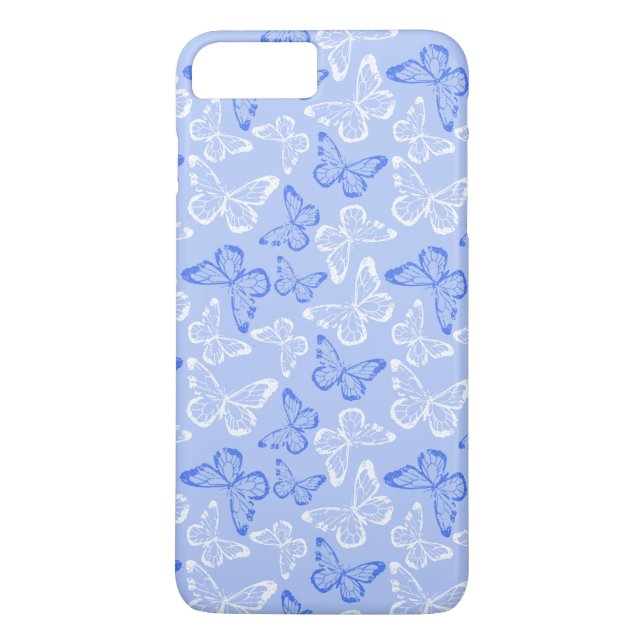 Capa Para iPhone, Case-Mate Borboleta Azul (Verso)