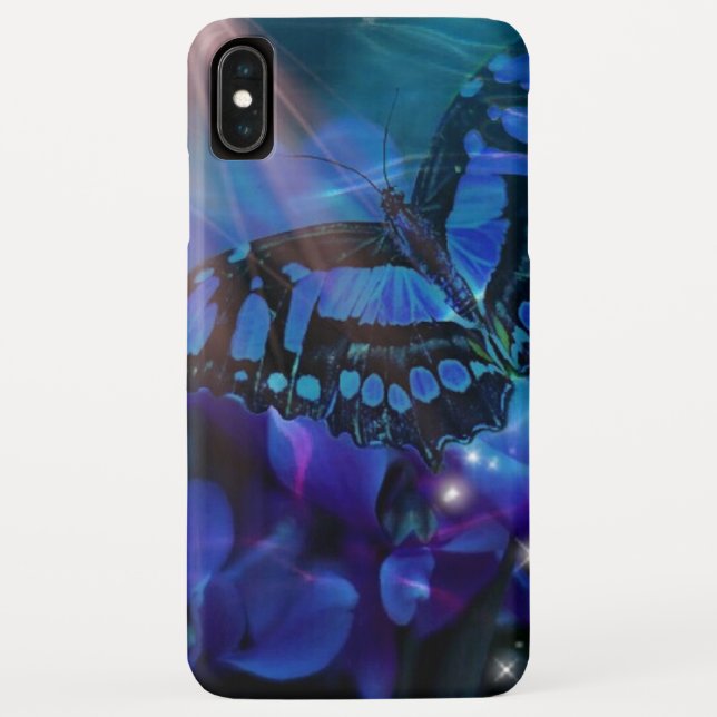 Capa Para iPhone, Case-Mate Borboleta Azul Mágica (Verso)