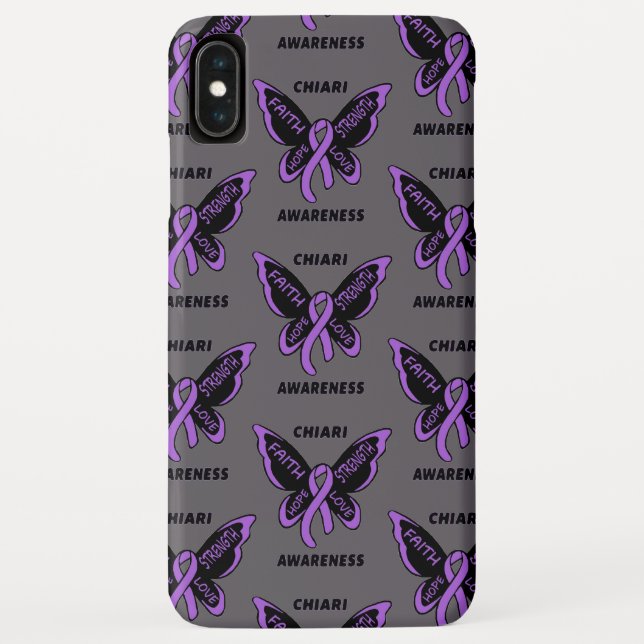 Capa Para iPhone, Case-Mate Borboleta/Consciência... Chiari (Verso)