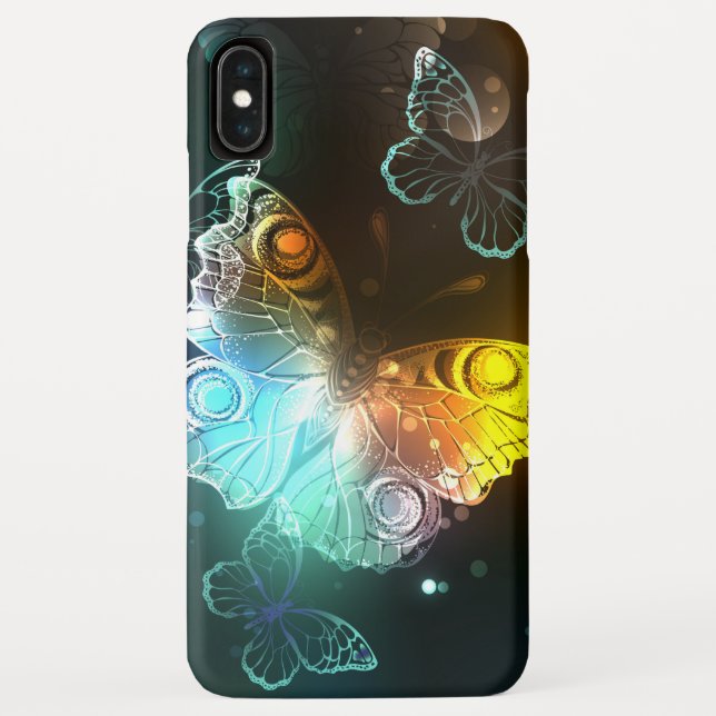 Capa Para iPhone, Case-Mate Borboleta Luminosa e borboletas noturnas (Verso)