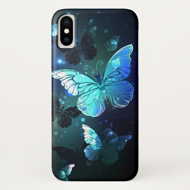 Capa Para iPhone, Case-Mate Borboleta Noturna Flutuante (Verso)
