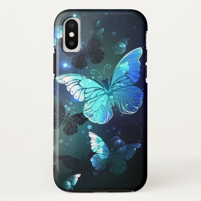 Capa Para iPhone, Case-Mate Borboleta Noturna Flutuante (Verso)