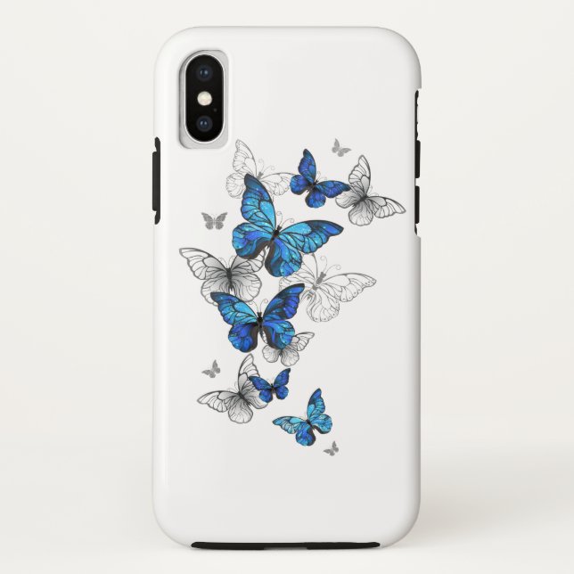 Capa Para iPhone, Case-Mate Borboletas Azuis Morpho (Verso)