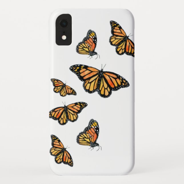 Capa Para iPhone, Case-Mate Borboletas de monarca elegantes (Verso)