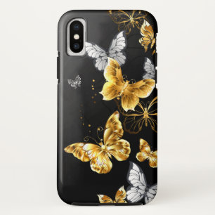 Capa Para iPhone Da Case-Mate Borboletas douradas e brancas