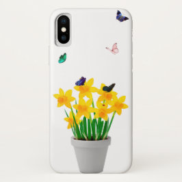 Capa Para iPhone Da Case-Mate Borboletas e Flores iPhone X Case