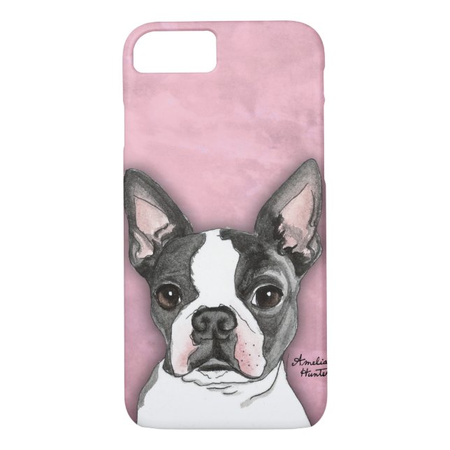 Capa Para iPhone, Case-Mate Boston Terrier (Verso)