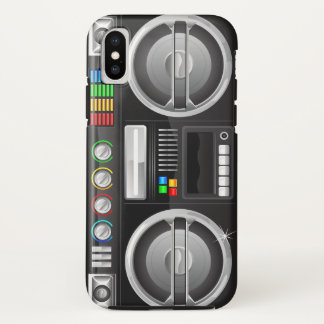 Capa Para iPhone Da Case-Mate botões arco-íris retro boombox ghetto master
