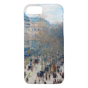 Capa iPhone 8/ 7 Boulevard de Paris, Claude Monet