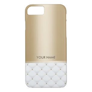 Capa iPhone 8/ 7 Branco luxuoso conhecido feito sob encomenda