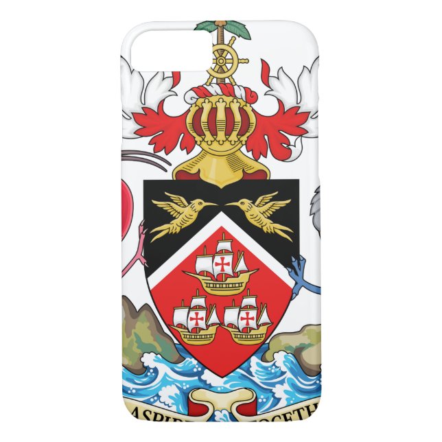 Capa Para iPhone, Case-Mate Brasão de Trinidad and Tobago (Verso)
