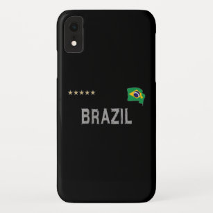 Capa Para iPhone Da Case-Mate Brasil: Ventilador de futebol camisa coração