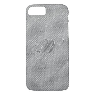 Capa iPhone 8/ 7 Brilhante de Ouros Brancos Monogramas