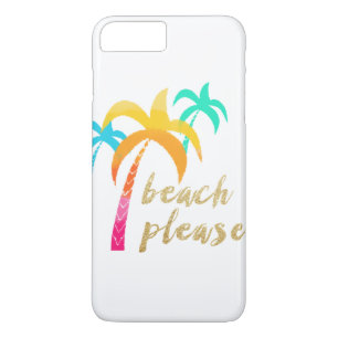 Capa Para iPhone Da Case-Mate brilho "praia do ouro por favor" com palmas