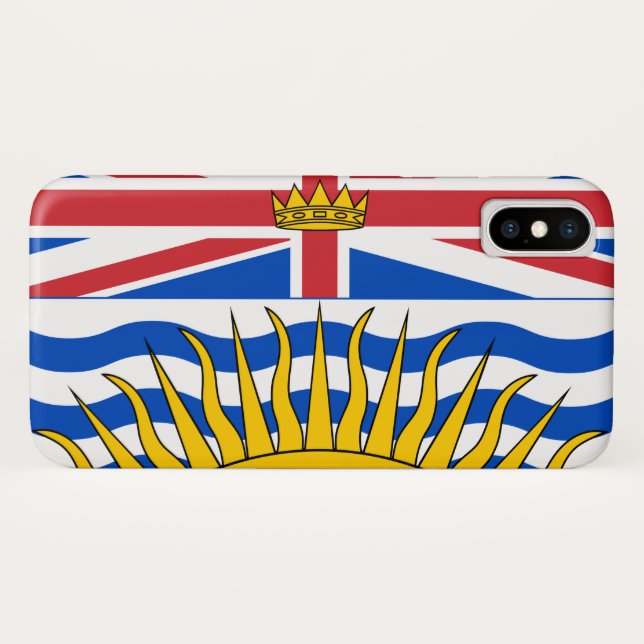 Capa Para iPhone, Case-Mate British Columbia Flag (Verso (Horizontal))