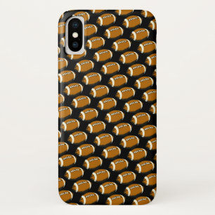 Capa Para iPhone X Brown abstrato e caixa preta do iPhone X dos