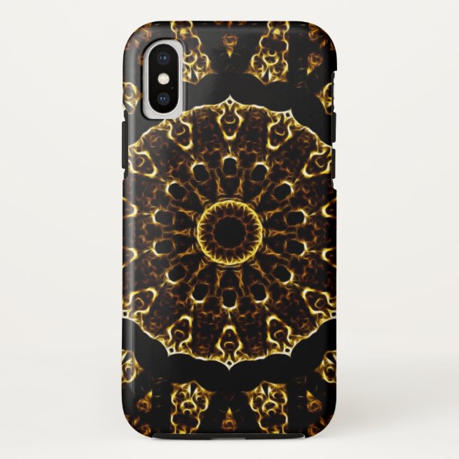 Capa Para iPhone, Case-Mate Brown Mandala (Verso)