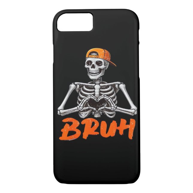 Capa Para iPhone, Case-Mate Bruh Skeleton Halloween Men Cl (Verso)