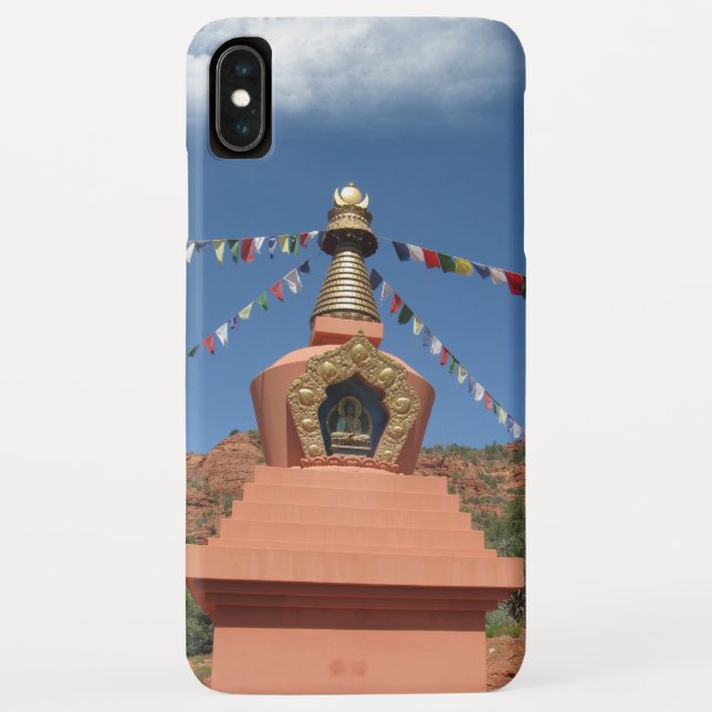 Capa Para iPhone, Case-Mate Budista Stupa (Verso)