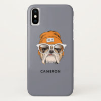 Buldogue do Hipster legal | Adicione seu nome