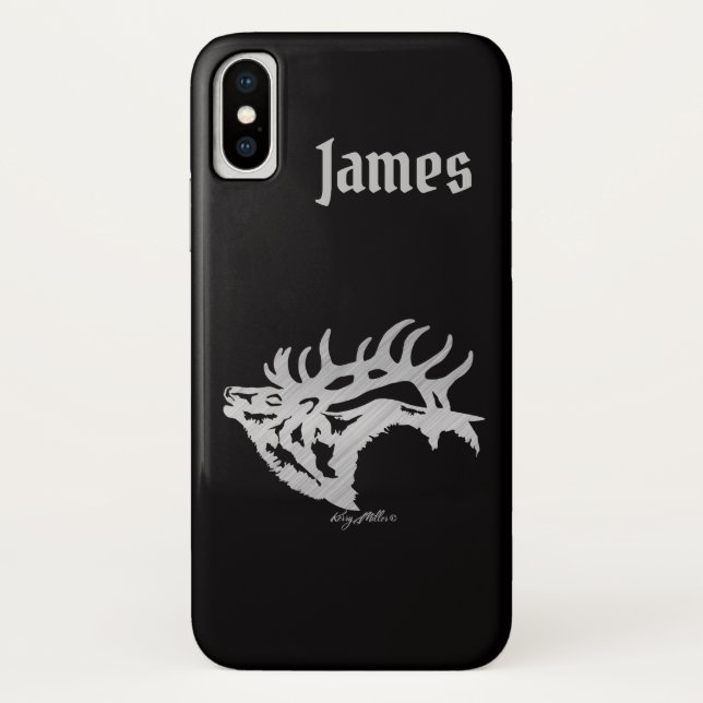 Capa Para iPhone, Case-Mate Bull Elk (Verso)