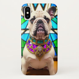 Capa Para iPhone Da Case-Mate Bulldog Francês Vestindo Ornamentado Colar de Joia