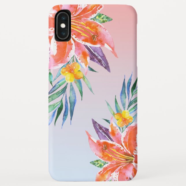 Capa Para iPhone, Case-Mate Buquê de lírios asiáticos laranja (Verso)