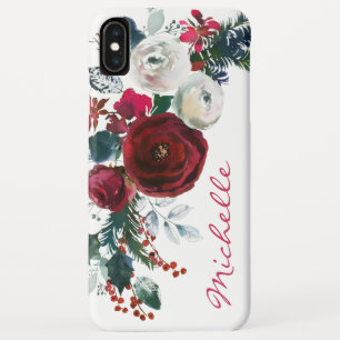 Capa Para iPhone Da Case-Mate Buquê Floral Rosa de Pinheiros de Inverno
