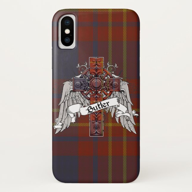 Capa Para iPhone, Case-Mate Butler Tartan Cross (Verso)