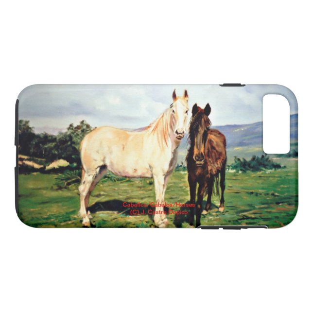 Capa Para iPhone, Case-Mate Caballos/Cabalos/Horses (Verso (Horizontal))