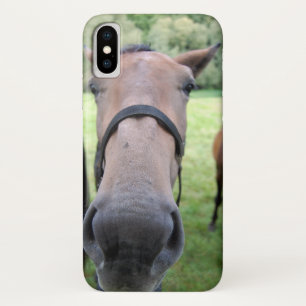 Capa Para iPhone X Cabeça de cavalo 004