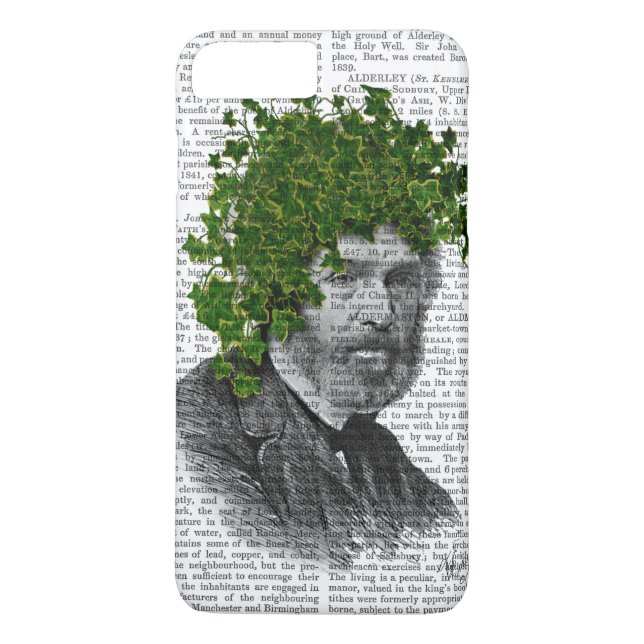 Capa Para iPhone, Case-Mate Cabeça de Ivy Head Plant (Verso)
