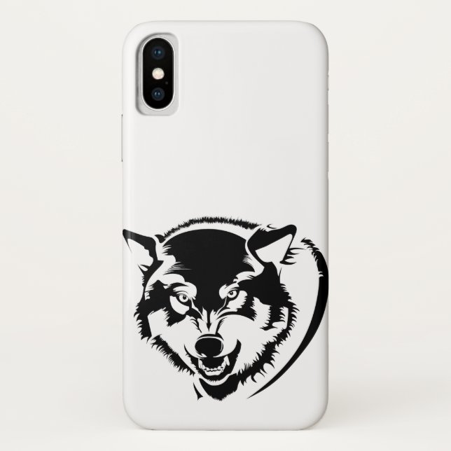Capa Para iPhone, Case-Mate Cabeça de um Lobo (Verso)