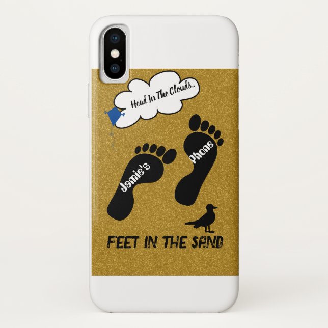 Capa Para iPhone, Case-Mate Cabeça na caixa iPhone / iPad das nuvens (Verso)