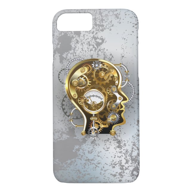 Capa Para iPhone, Case-Mate Cabeça Steampunk com Manômetro (Verso)