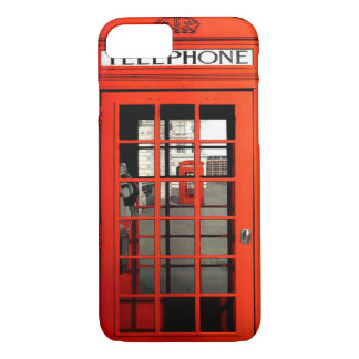 Capa iPhone 8/ 7 Cabine de telefone vermelha britânica