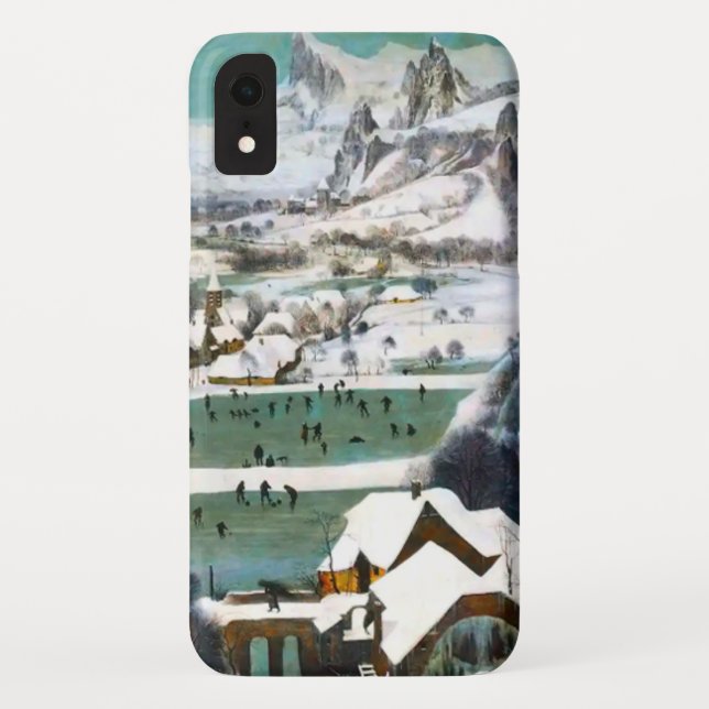 Capa Para iPhone, Case-Mate Caçadores na Paisagem da Neve Pieter Bruegel (Verso)