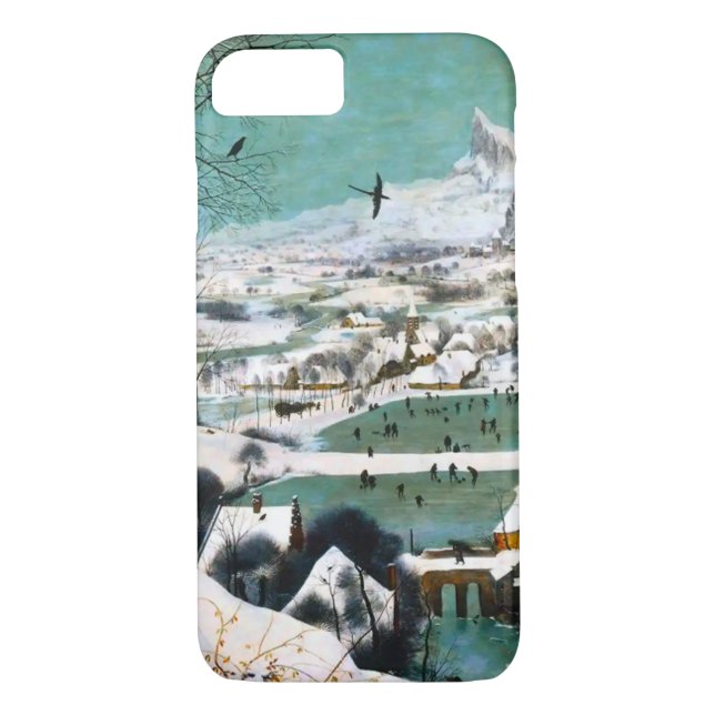 Capa Para iPhone, Case-Mate Caçadores na Paisagem da Neve Pieter Bruegel (Verso)