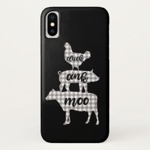 Capa Para iPhone Da Case-Mate Cacarejo Grunhido Moo Galinha Vaca Porco Fazenda