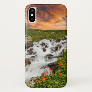 Capa Para iPhone Da Case-Mate Cachoeira nas montanhas com flores