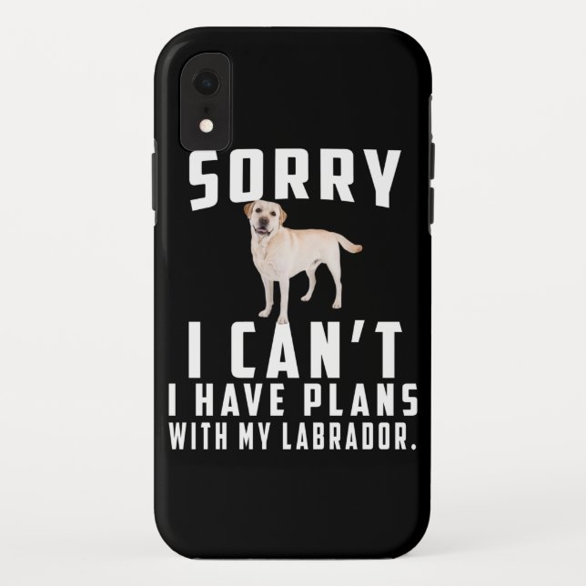 Capa Para iPhone, Case-Mate Cachorro | Desculpe, não posso ter planos com meu  (Verso)